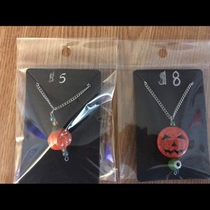 Handcrafted Halloween jewelry.